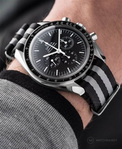 omega speedmaster reduced lug width|Omega Speedmaster reduced nato strap.